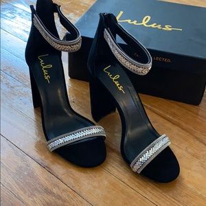 Lulus black heels